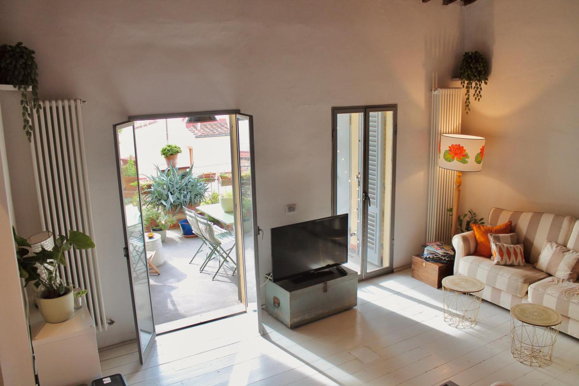 Апартаменты Attico Con Terrazza Su Firenze Экстерьер фото